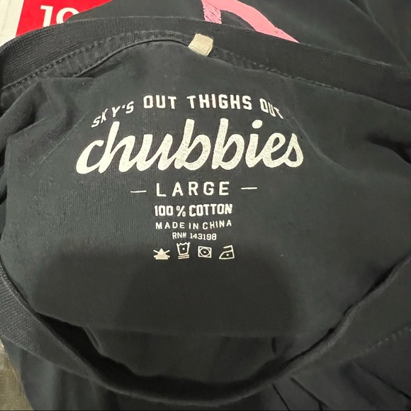 Chubbie’s Long Sleeve Shirt Black Mens L Havana Night Graphic Tee Comfy Casual - Picture 4 of 10